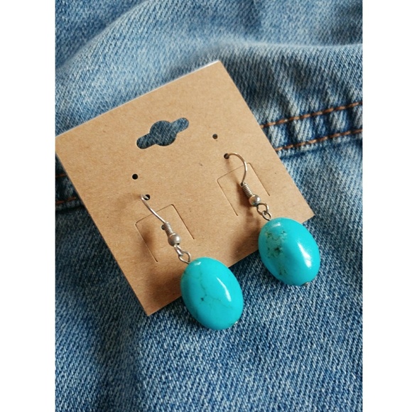 ⚜️ Real vintage turquoise earrings - Picture 3 of 9